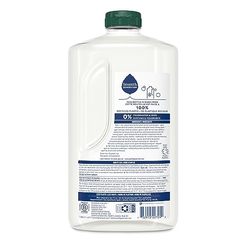 Seventh Generation Dish Soap Refill, Free & Clear, 50 oz, 3 Pack