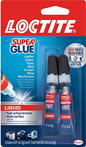 Loctite Super Glue Liquid 2 Pack – Fast Dry Clear Adhesive