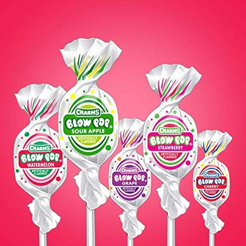 Charms Blow Pops Lollipops 100 Count Box