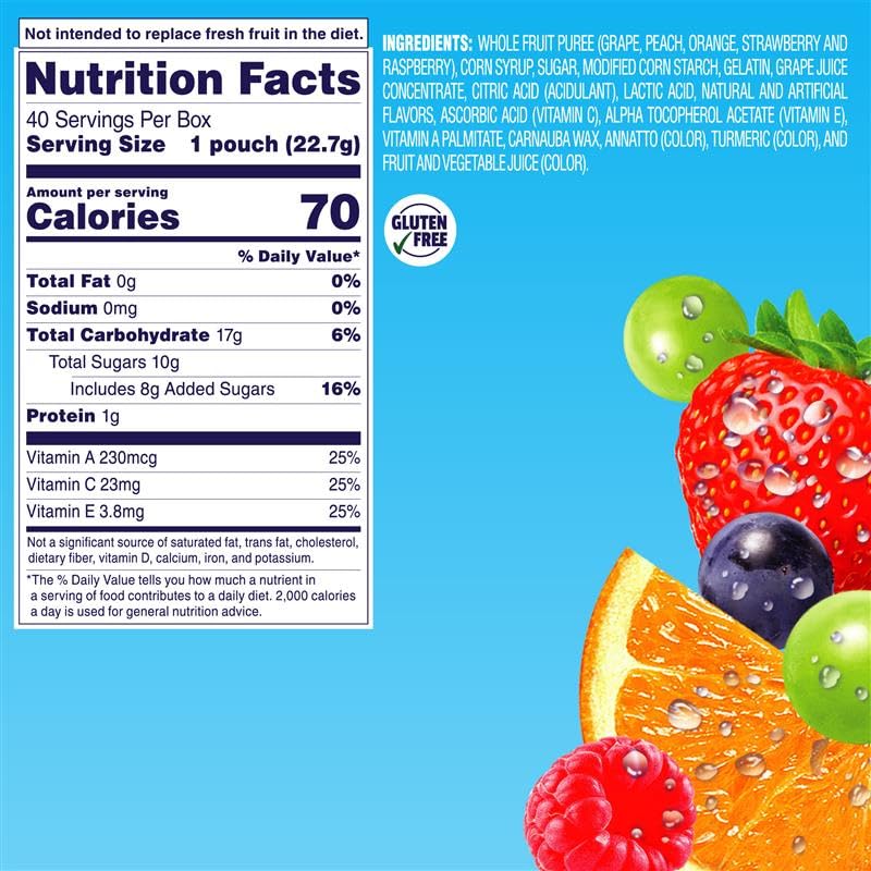 Welch’s Mixed Fruit Snacks 40 Pack – Gluten Free