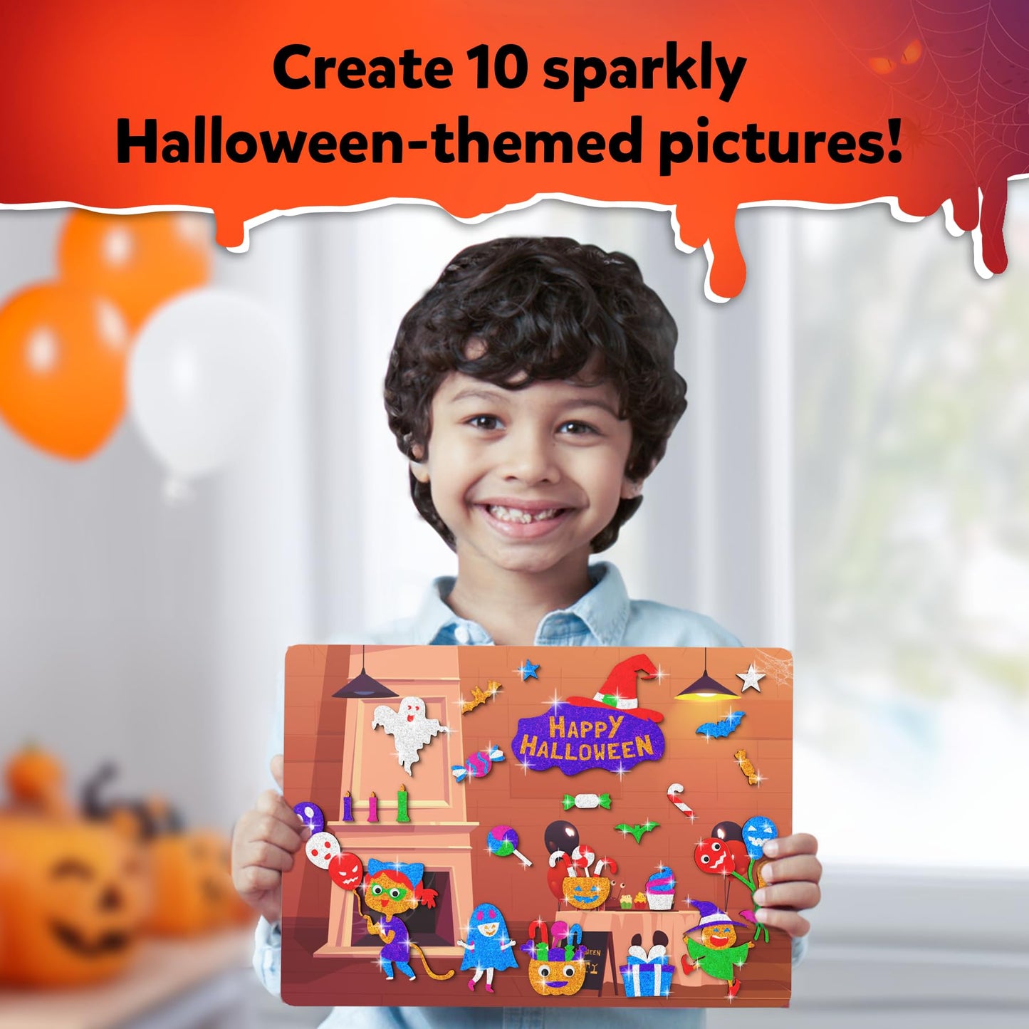Skillmatics Foil Fun Halloween Craft Set
