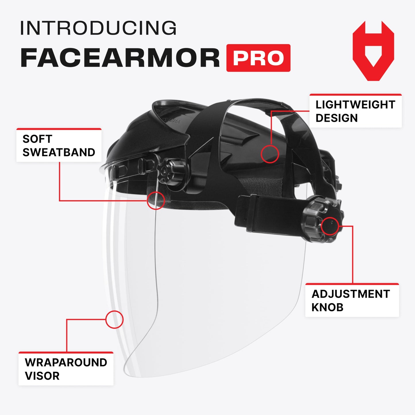 NoCry Premium Safety Face Shield with Anti-Fog Visor – ANSI Z87.1