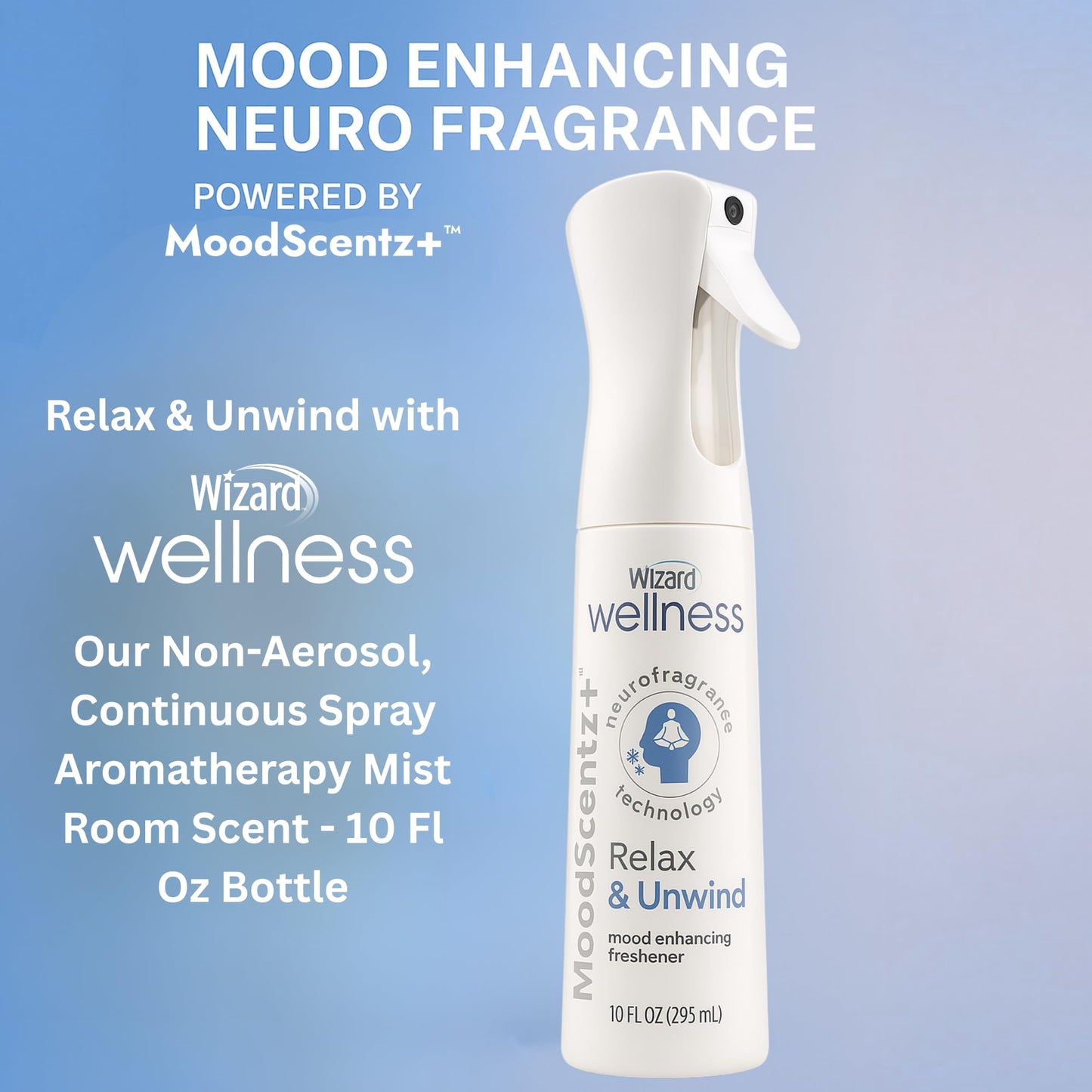 Aromatherapy Air Freshener Spray, 10 oz – Relax & Unwind Mood Mist