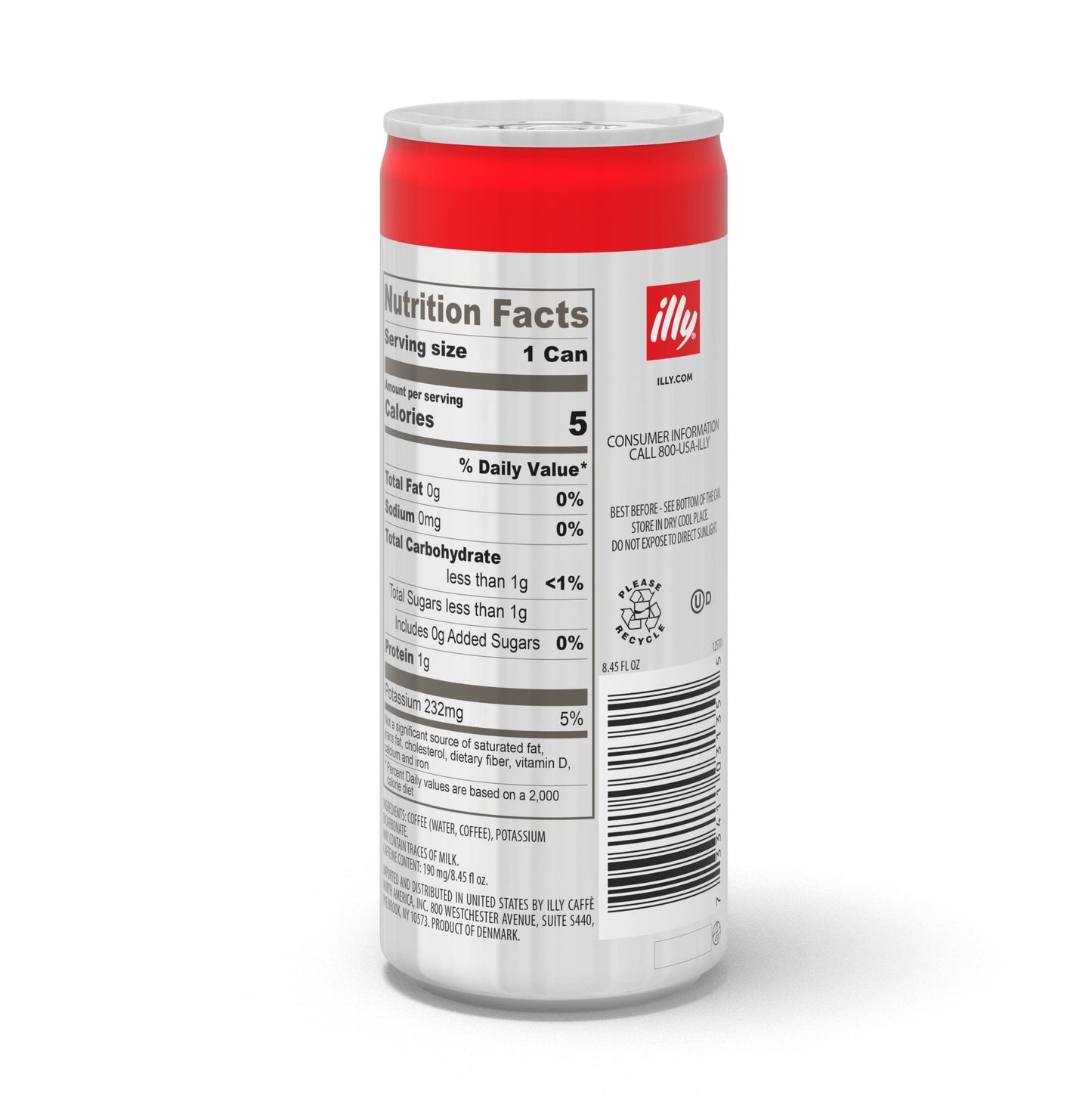 illy Cold Brew Coffee 8.5oz Cans – 12 Pack