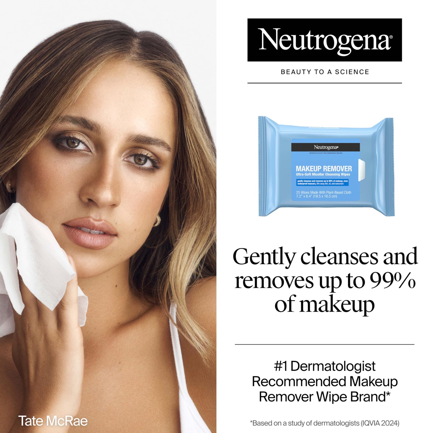Neutrogena Makeup Remover Wipes, 50 Count Twin Pack