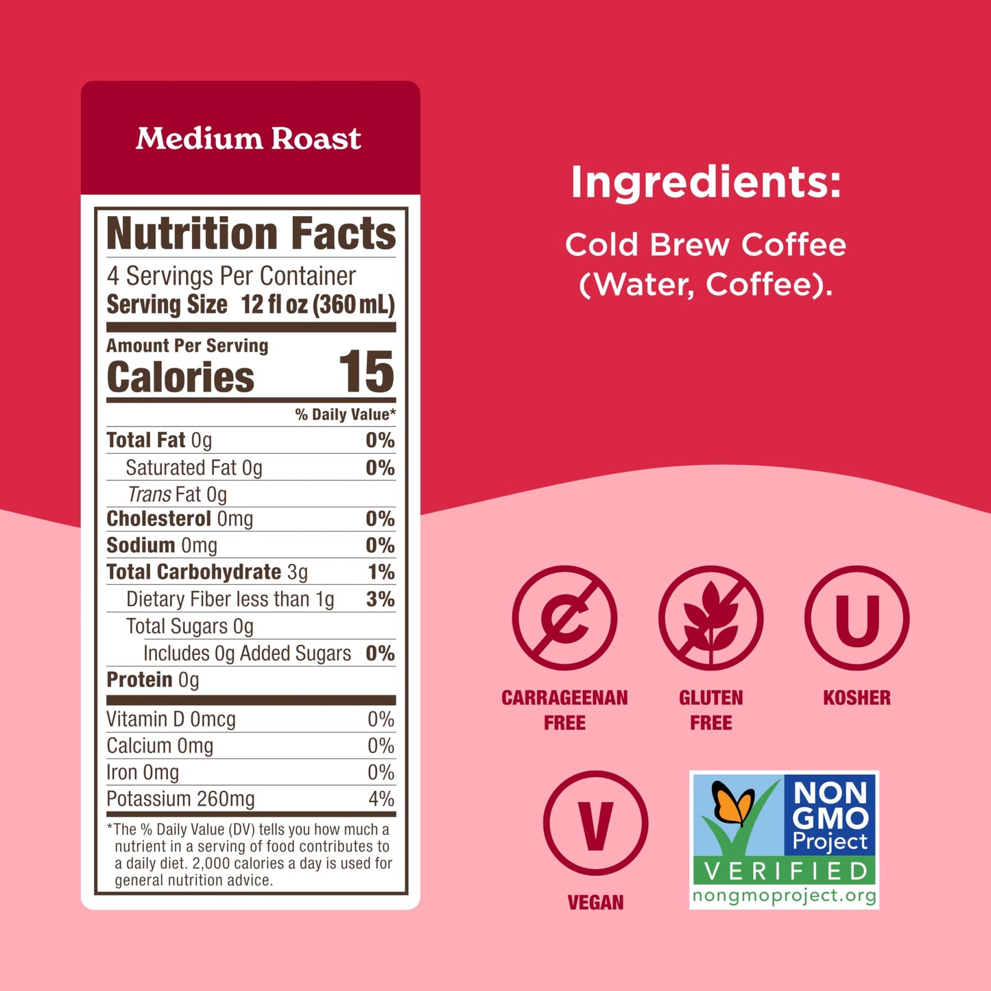 Califia Farms Pure Black Cold Brew Coffee 48oz