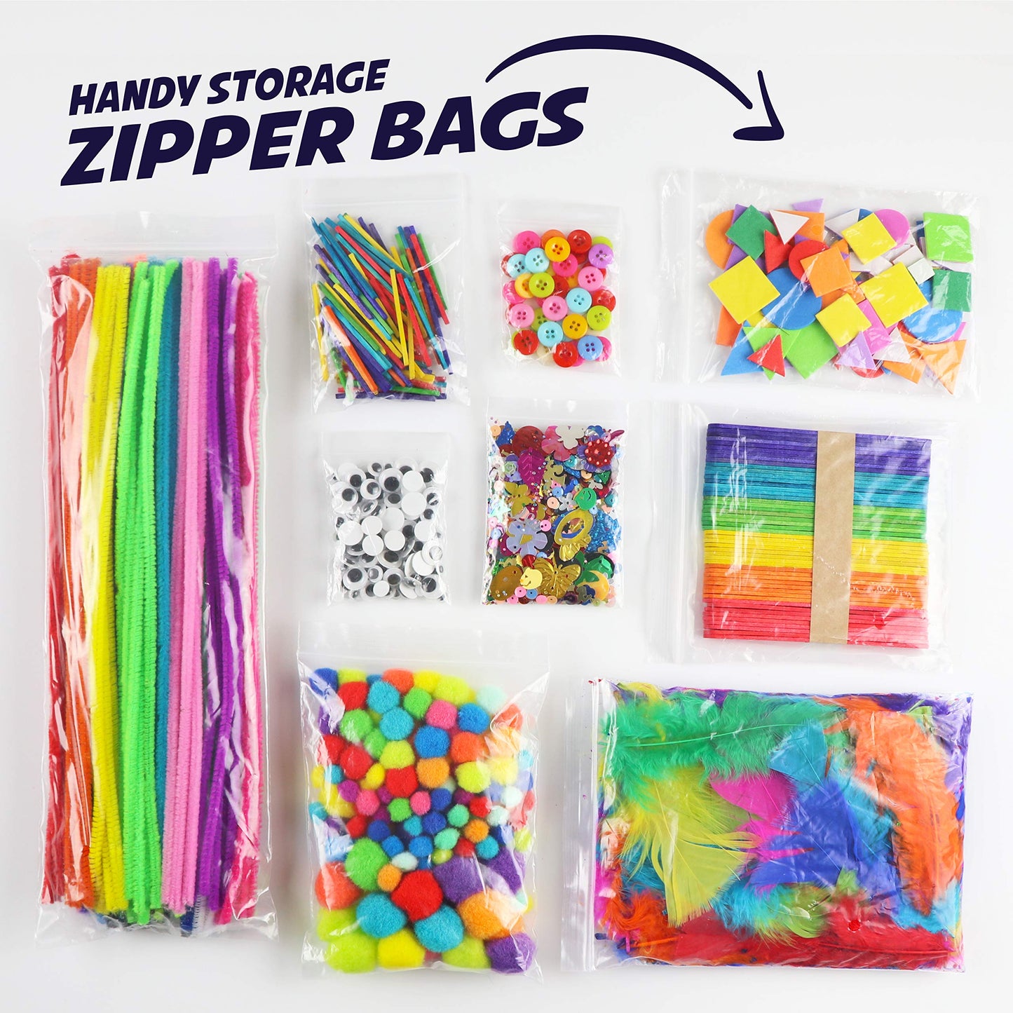 Carl & Kay Arts & Crafts Supplies Kit for Kids