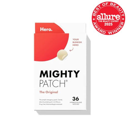 Mighty Patch Original Acne Pimple Patches, 36 Count