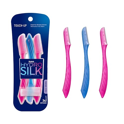 Schick Hydro Silk Touch-Up Dermaplaning Tools, 3 Count