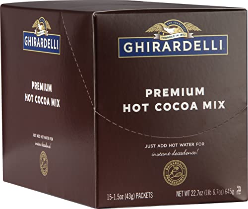 Ghirardelli Premium Cocoa Envelopes, 15 Pack