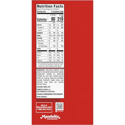 RITZ Fresh Stacks Crackers 23.7oz – 16 Snack Packs