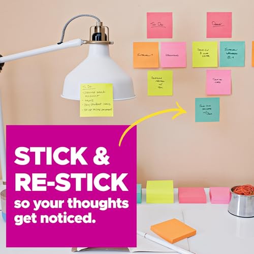 Post-it Super Sticky Notes – 24 Pads, 3x3