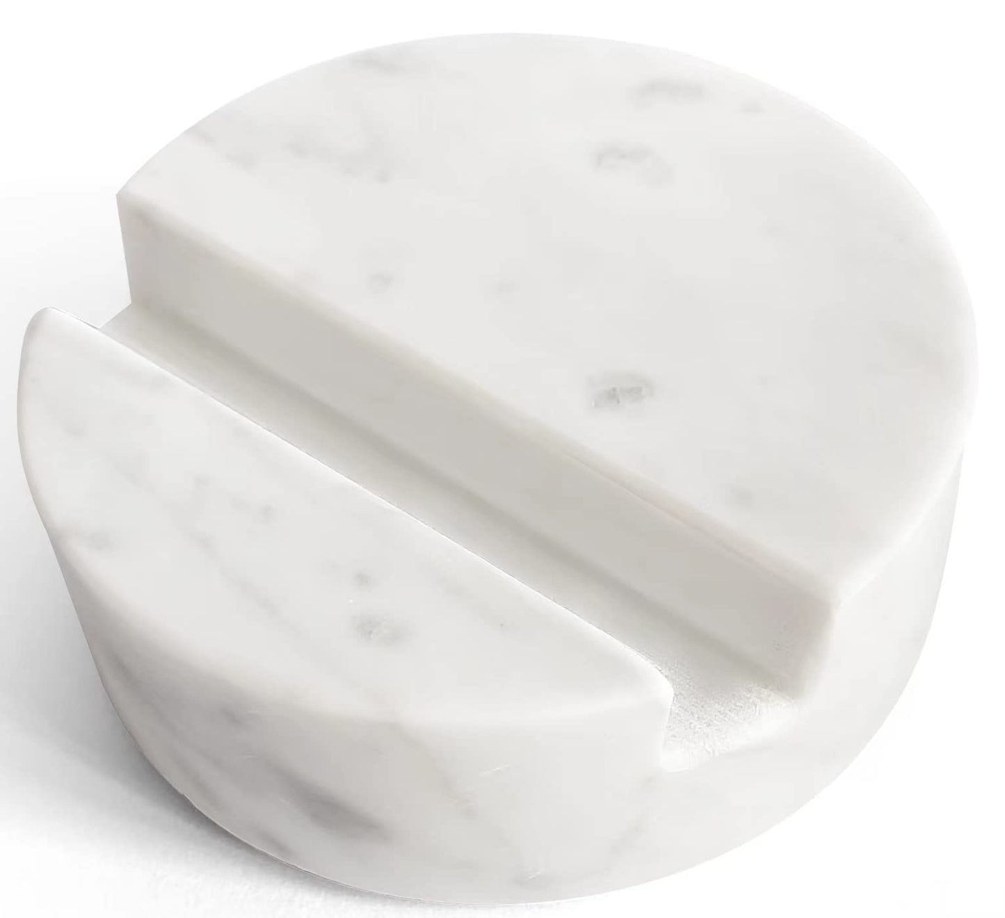 fashciaga Marble Phone Stand – Heavy Stone Holder for Desk