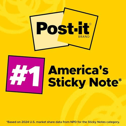 Post-it Super Sticky Notes – 24 Pads, 3x3