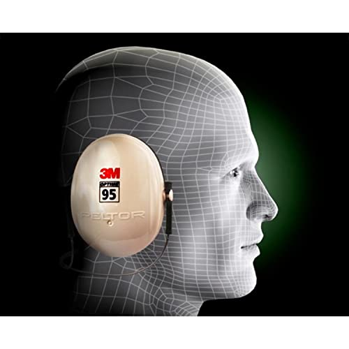 3M PELTOR Optime 95 Hearing Protection Earmuffs – 21 dB NRR