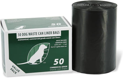 Zero Waste USA Dog Waste Can Liners, 50 Count Roll