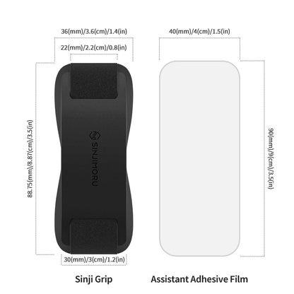 Sinjimoru Silicone Phone Grip & Kickstand – Black