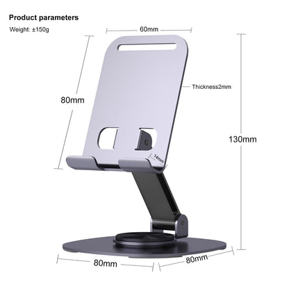 ONCHEER 360° Rotating Phone & Tablet Stand – Metal Purple