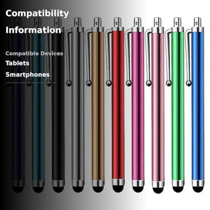 Stylus Pens 10 Pack – Universal Touchscreen Stylus for Tablets & Phones