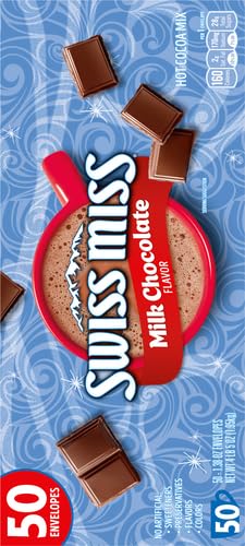 Swiss Miss Milk Chocolate Hot Cocoa Mix, 50 Count