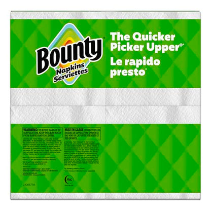 Bounty Paper Napkins White 400 Count