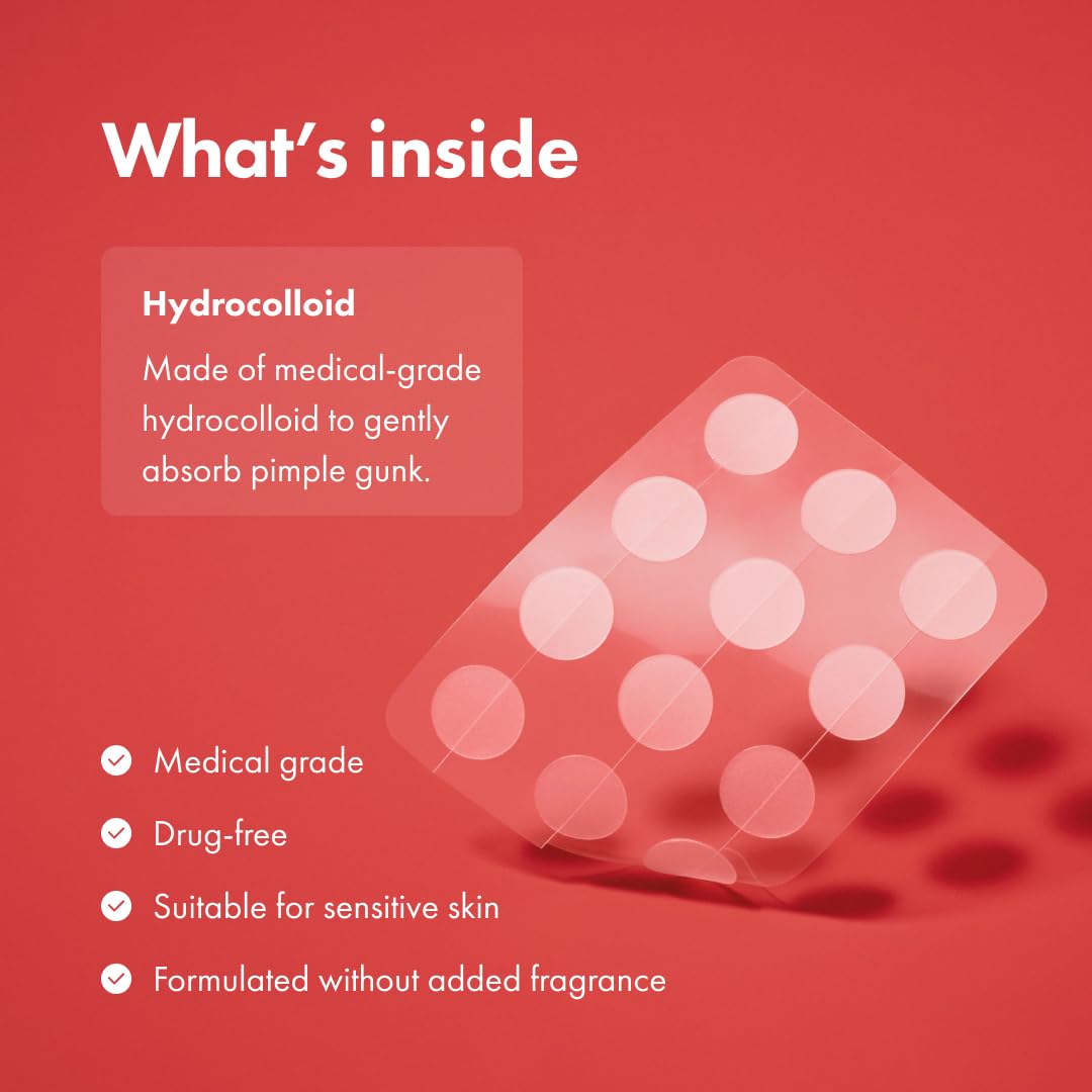 Mighty Patch Original Acne Pimple Patches, 36 Count