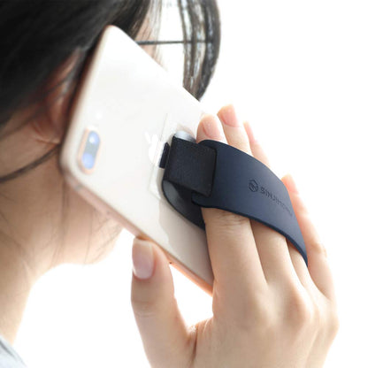 Sinjimoru Silicone Phone Grip & Kickstand – Black