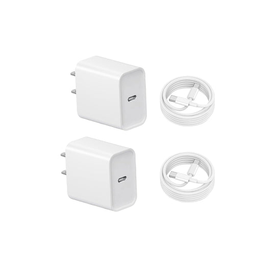 iPhone 16/15 Fast Charger 2-Pack with 6FT Type-C Cable