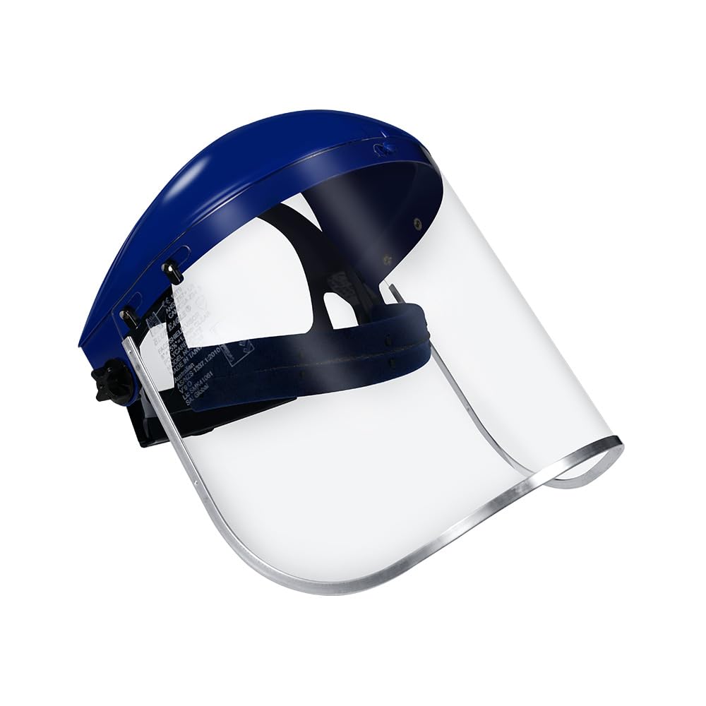 Blue Eagle Full Face Safety Shield + Replacement Visor – Clear