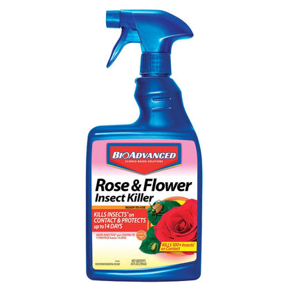 Rose & Flower Insect Killer Spray, 24 oz – Ready to Use