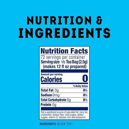 Lipton Unsweetened Iced Tea Bags 144 Total – 6 Packs