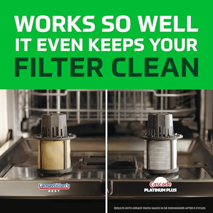 Cascade Platinum Plus Dishwasher Pods, 47 Count