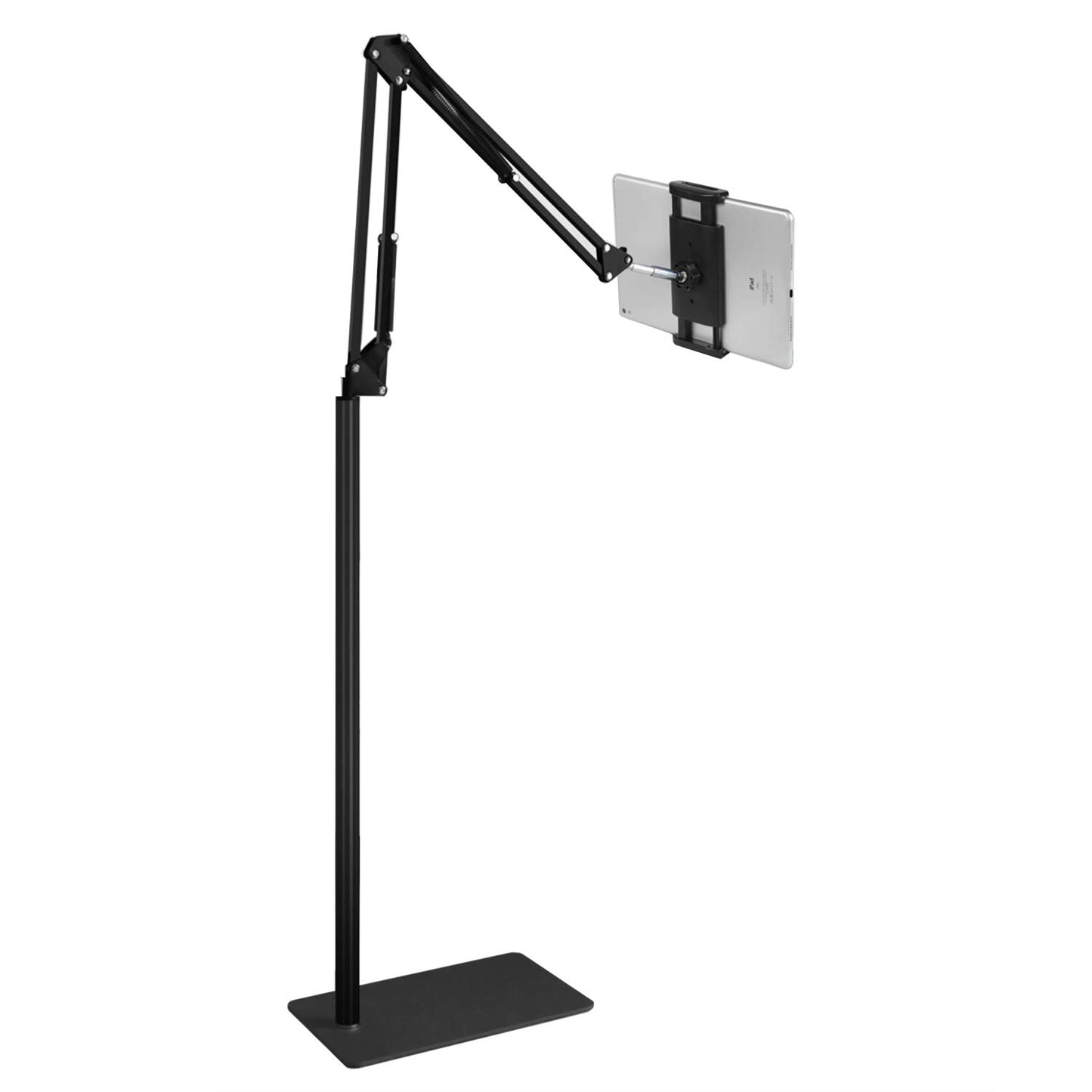 Adjustable Tablet Floor Stand with Metal Base – Universal Fit