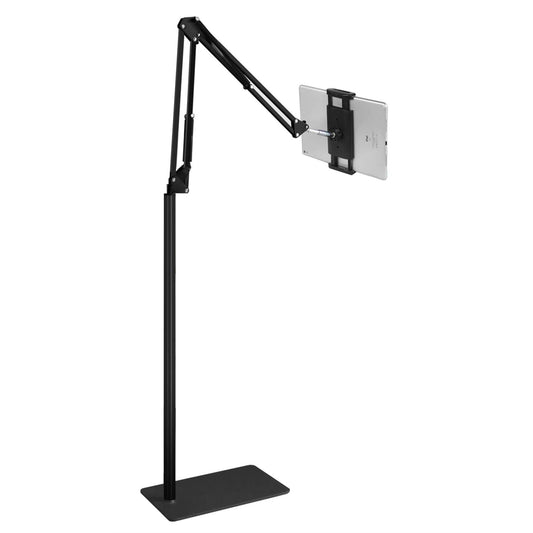 Adjustable Tablet Floor Stand with Metal Base – Universal Fit