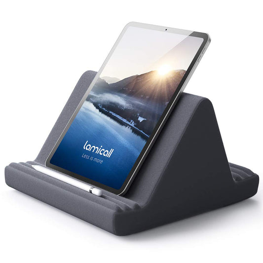 Lamicall Tablet Pillow Stand with 6 Angles for iPad & Tablets – Dark Gray