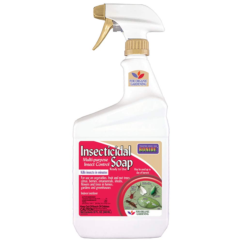 Insecticidal Soap Spray, 32 oz – Multi-Purpose Organic Garden Insect Control