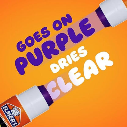 Elmer’s Disappearing Purple Glue Sticks – 30 Count