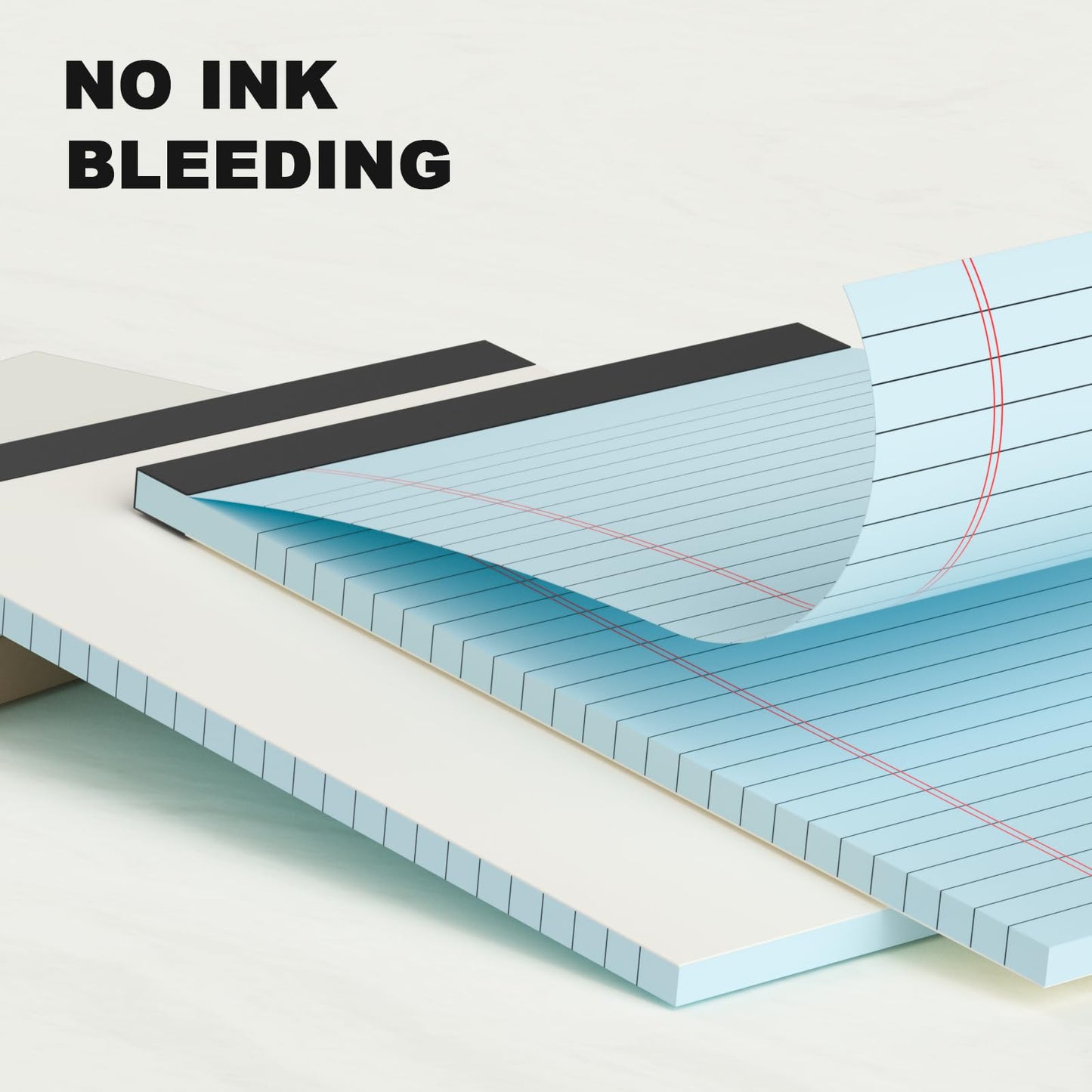 5-Pack Small 5x8 Color Note Pads – College Ruled