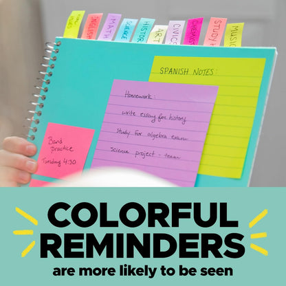 Post-it Flags Combo Pack – 320 Flags, Assorted Colors