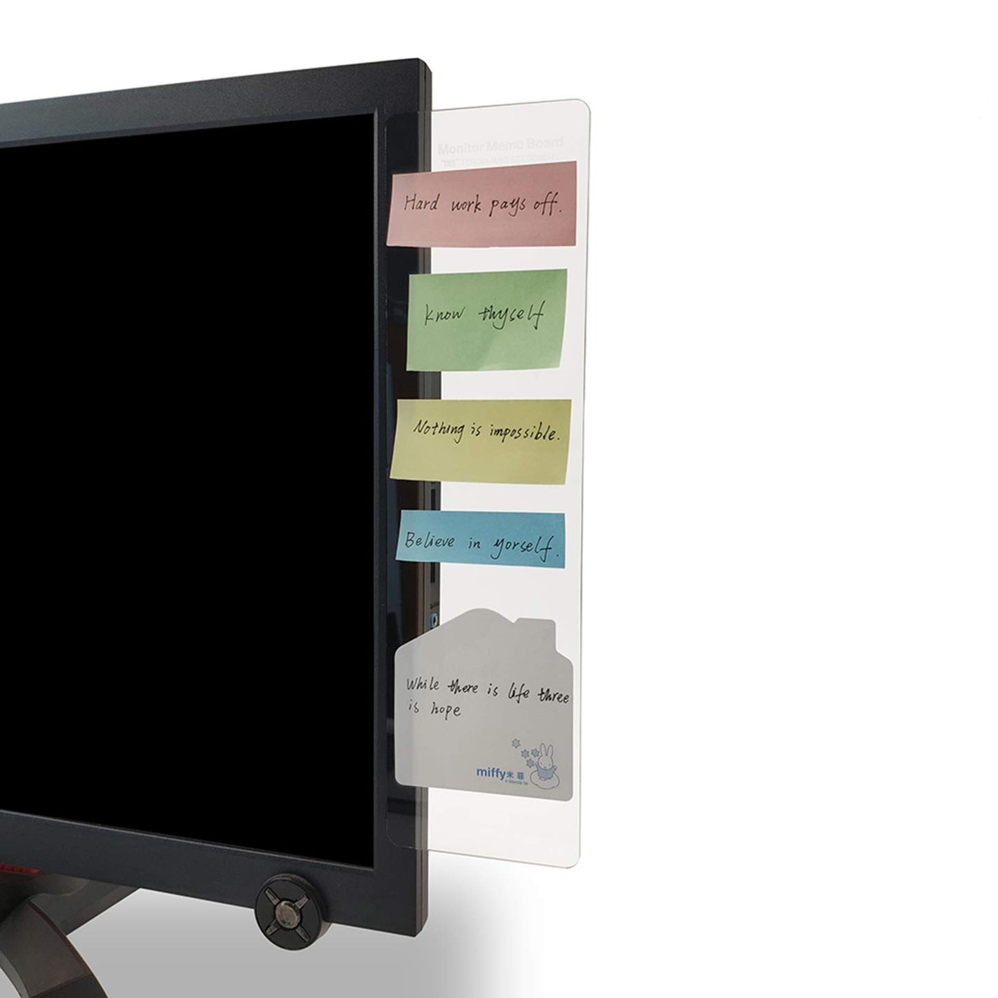MINSA Acrylic Monitor Side Panels with Sticky Boards – Transparent