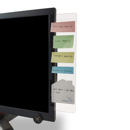MINSA Acrylic Monitor Side Panels with Sticky Boards – Transparent