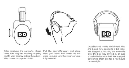 Decibel Defense Professional Safety Ear Muffs – 37dB NRR