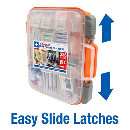 24/7 OSHA 100-Person First Aid Kit – 336 Pieces
