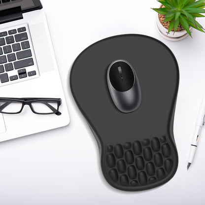 YIWEI Ergonomic Mouse Pad with Wrist Rest – Black