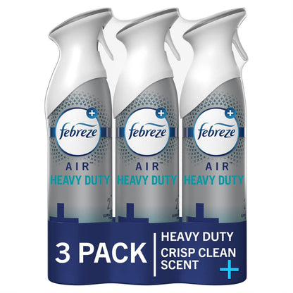 Heavy Duty Air Mist Spray, 8.8 oz, 3 Pack – Odor-Fighting Room Freshener