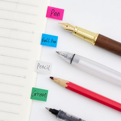 Sticky Tabs Page Markers – 1000 Transparent Writable Tabs