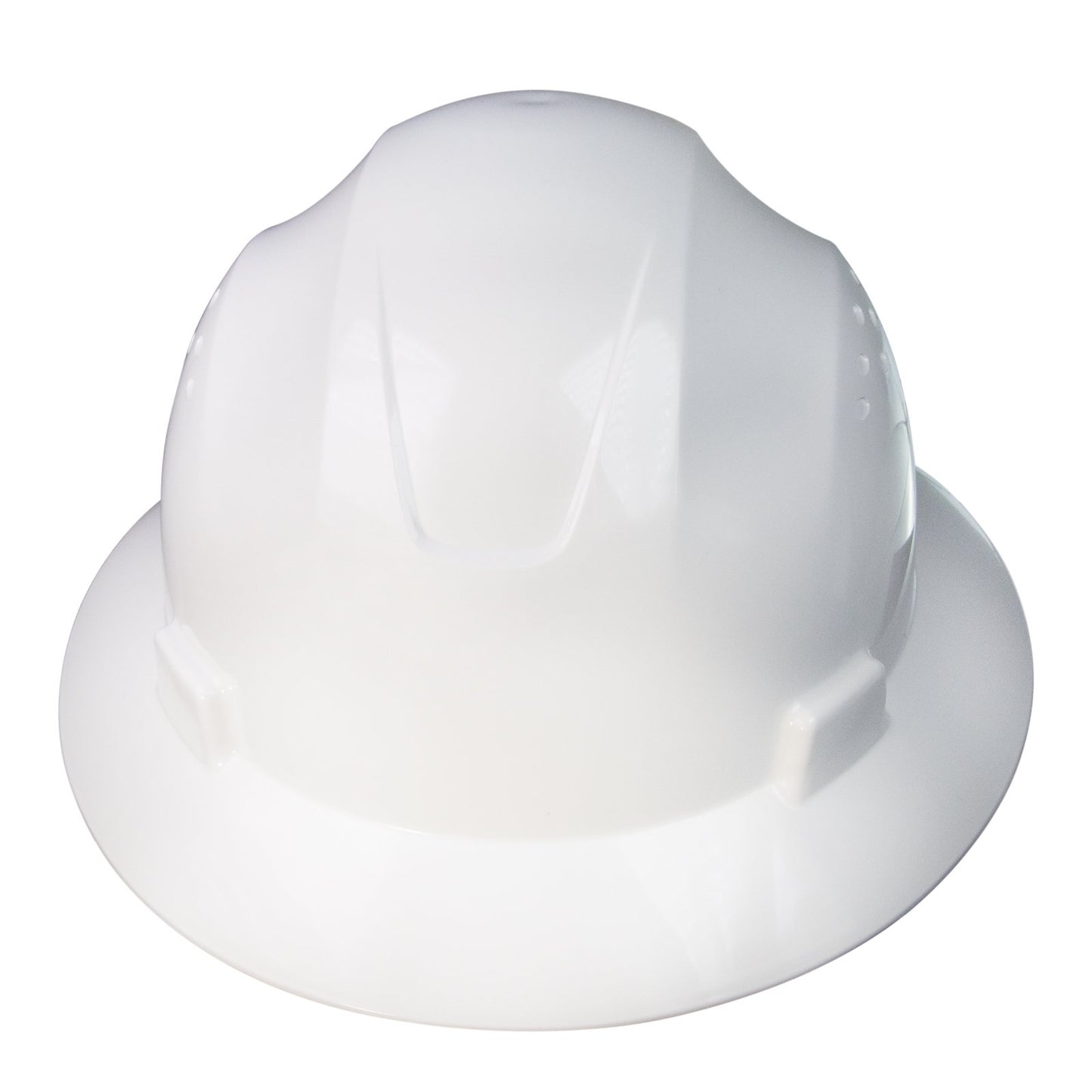 JORESTECH Full Brim Safety Hard Hat with Ratchet Suspension – White
