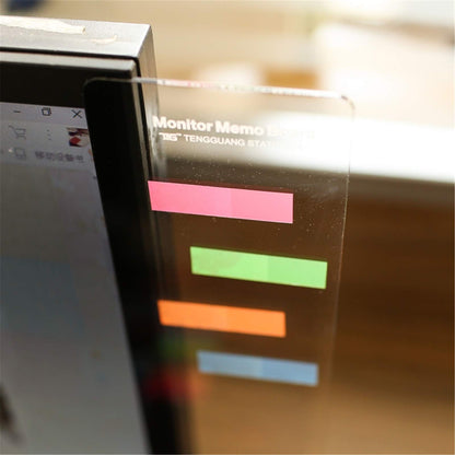 MINSA Acrylic Monitor Side Panels with Sticky Boards – Transparent
