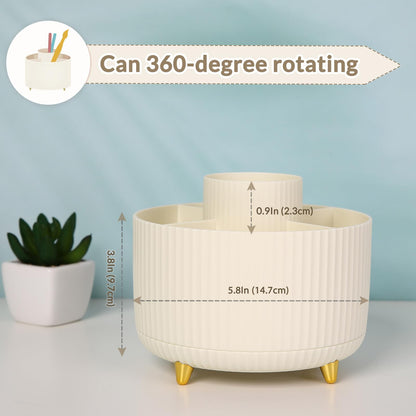 SKYDUE 360° Rotating Pen Organizer – 5 Slots