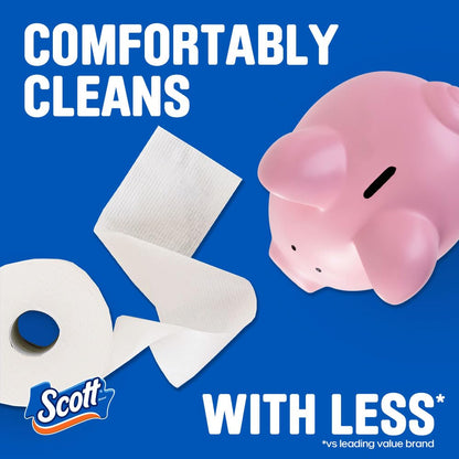Scott ComfortPlus Toilet Paper 12 Double Rolls – Septic Safe